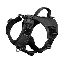Load image into Gallery viewer, ICEFANG GN8 Tactical Dog Harness with 4X Metal Buckles for Small to Large Dogs,Reflective in Training Walking K9 Vest,No-Pull Front Leash Clip,Adjustable Pet Harness with Hook and Loop Panels