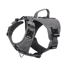 Load image into Gallery viewer, ICEFANG GN8 Tactical Dog Harness with 4X Metal Buckles for Small to Large Dogs,Reflective in Training Walking K9 Vest,No-Pull Front Leash Clip,Adjustable Pet Harness with Hook and Loop Panels