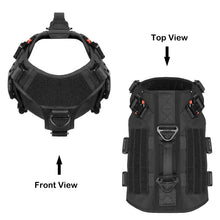 Load image into Gallery viewer, ICEFANG Tactical Dog Operation Harness with 6X Buckle,Dog Molle Vest with Handle,3/4 Body, Hook and Loop Panel for ID Patch,No Pulling Front Clip